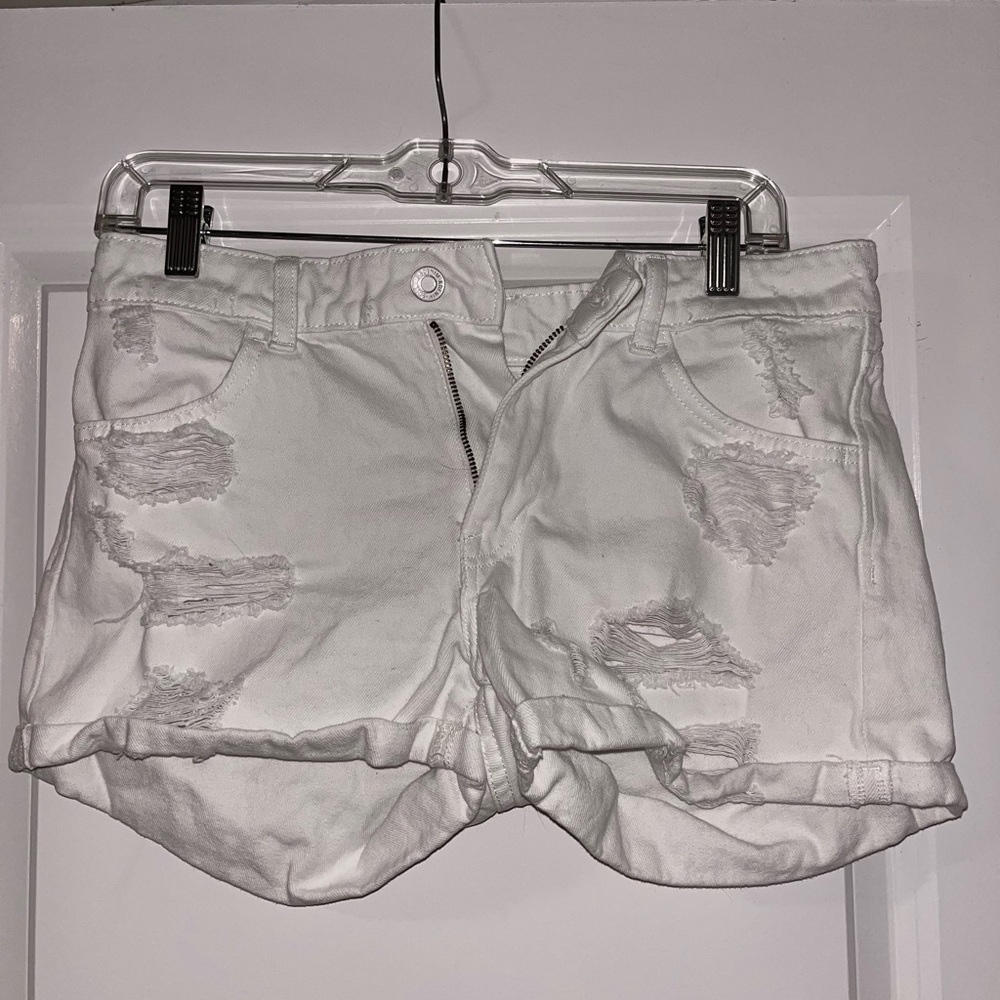 H&M White Denim Shorts